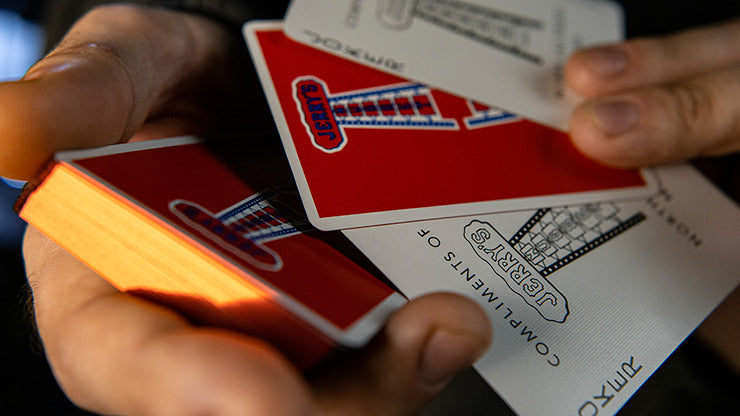Gilded Vintage Feel Jerry';s Nuggets, Red Playing Cards