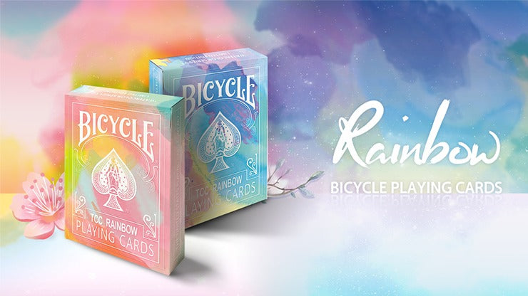 Bicycle Rainbow, Cedar Playing Cards by TCC