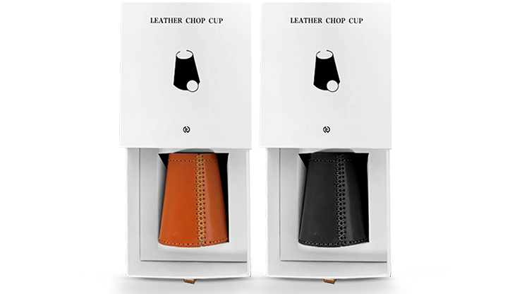 Leather Chop Cup with Balls, Black by TCC
