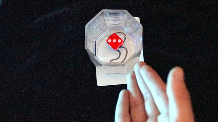 TF DICE, Transparent Forcing Dice RED by Chris Wu
