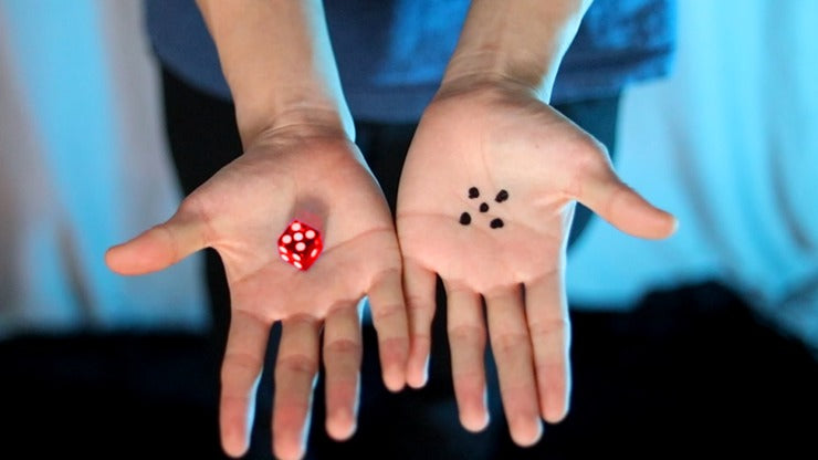 TF DICE, Transparent Forcing Dice RED by Chris Wu