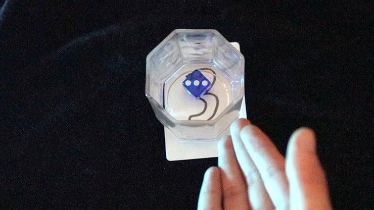 TF DICE, Transparent Forcing Dice BLUE by Chris Wu