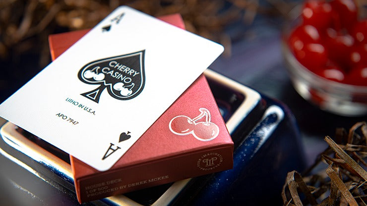 Cherry Casino House Deck Playing Cards, Reno Red by Pure Imagination Projects