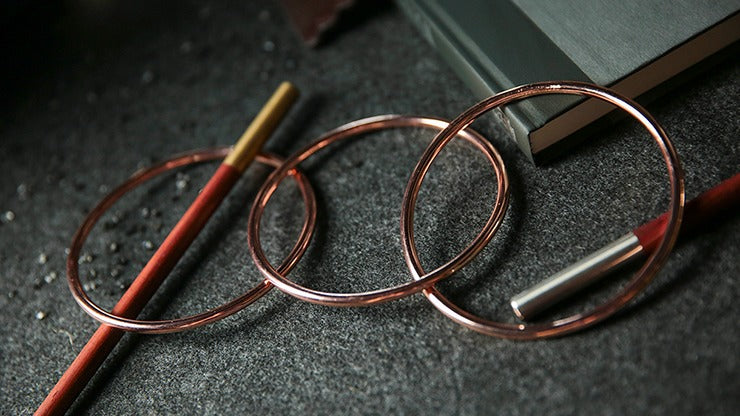 4 inch Linking Rings, Rose by TCC