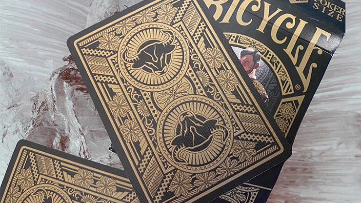Bicycle Matador, Black Gilded Playing Cards