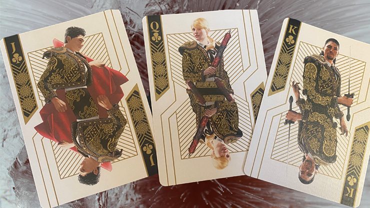 Bicycle Matador, Red Gilded Playing Cards