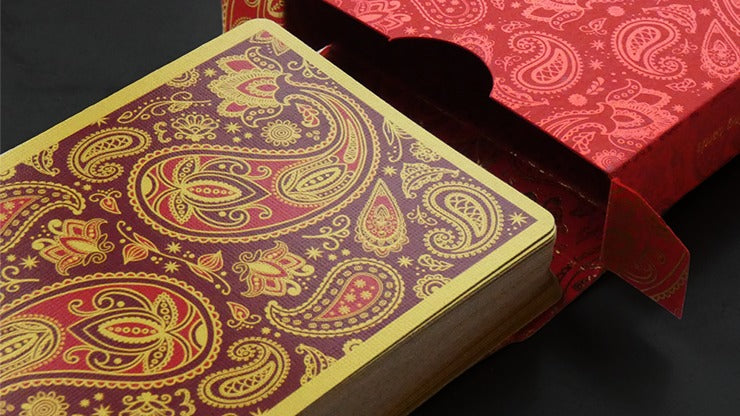 Paisley Royals, Red Playing Cards by Dutch Card House Company