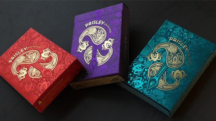 Paisley Royals, Red Playing Cards by Dutch Card House Company