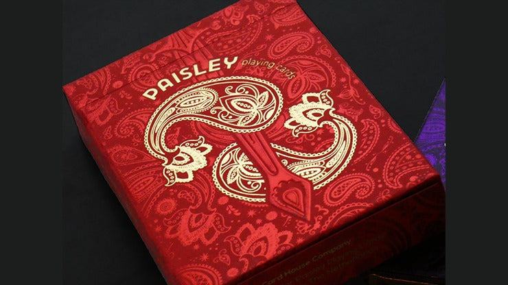 Paisley Royals, Red Playing Cards by Dutch Card House Company