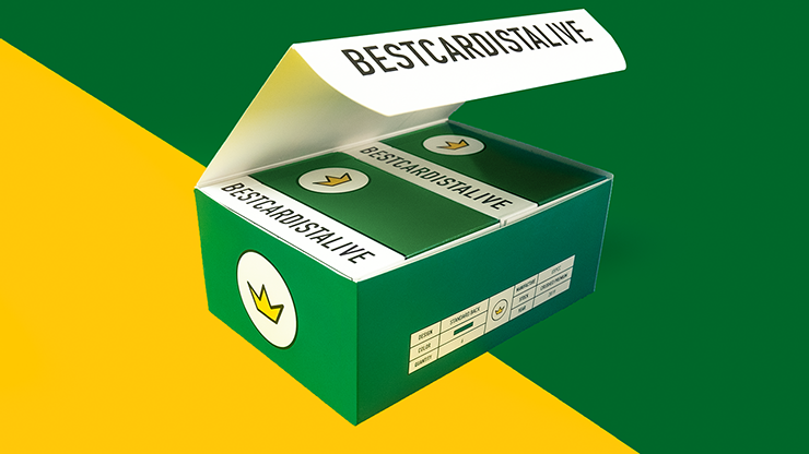 BCA Green, Half Brick Set Playing Cards