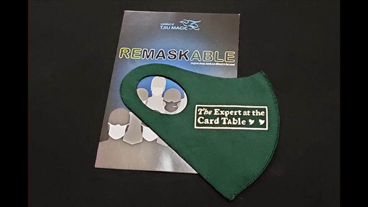 ReMASKable Expert at the Card Table, gold by Agus Tjiu & Adrian Martinus