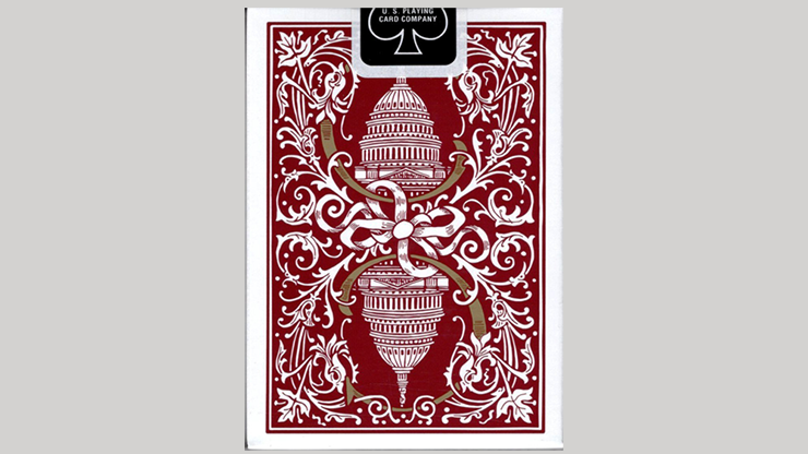 Bicycle Capitol, Red Playing Cards by US Card Magic