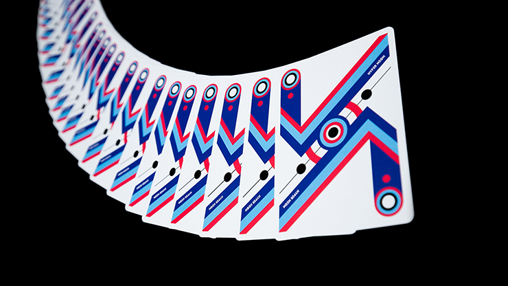 Half Brick, 6 Decks HYPER NEON Playing Cards by Riffle Shuffle