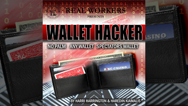 Wallet Hacker RED, Gimmicks and Online Instruction by Joel Dickinson