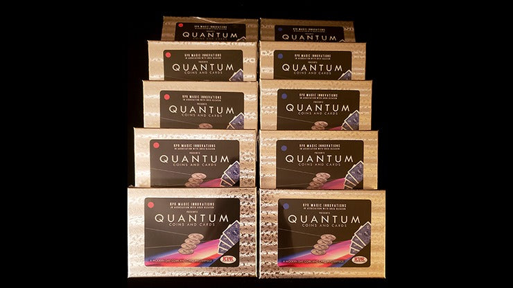 Quantum Coins, Euro 50 cent Blue Card Gimmicks and Online Instructions by Greg Gleason and RPR Magic Innovations