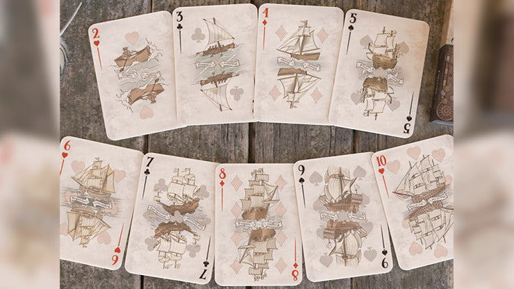 The Pirate Deck, colorized Playing Cards