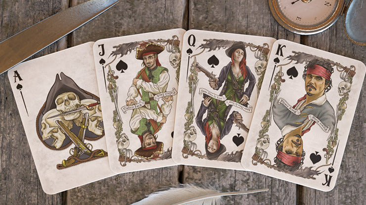 The Pirate Deck, colorized Playing Cards