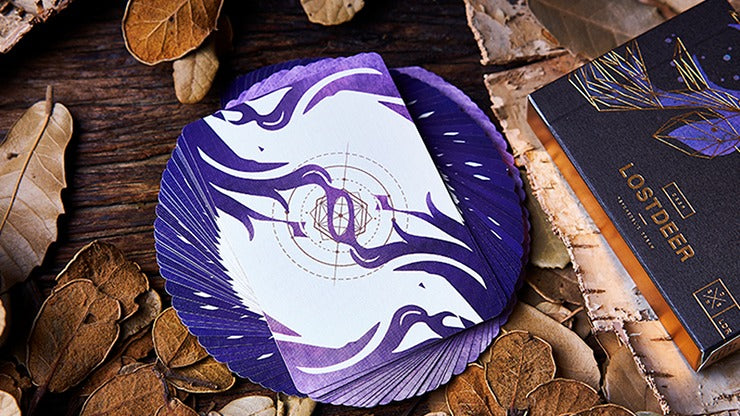 Lost Deer Black Edition Playing Cards by BOCOPO