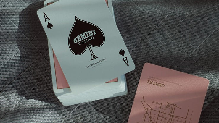 Gemini Casino Pink Playing Cards by Gemini