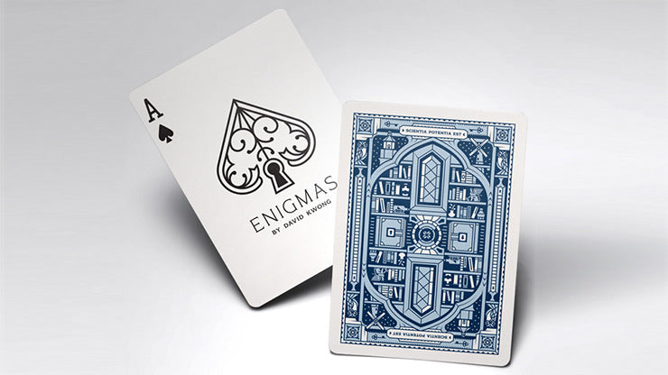 ENIGMAS Puzzle Hunt, Blue Playing Cards