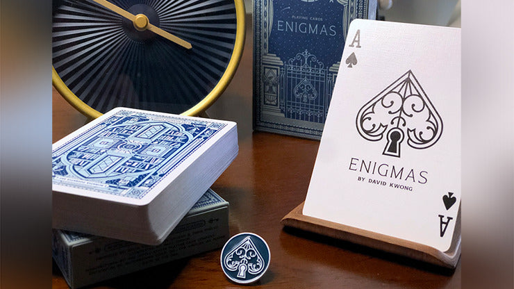 ENIGMAS Puzzle Hunt, Blue Playing Cards