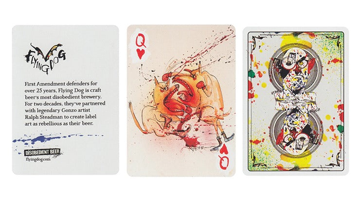Flying Dog V2 Playing Cards by Art of Play