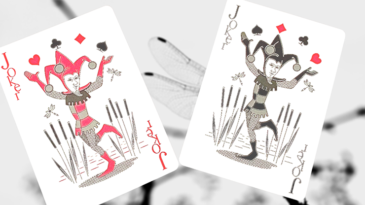 Bicycle Dragonfly, Teal Playing Cards
