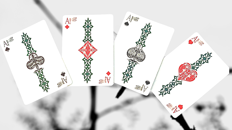 Bicycle Dragonfly, Teal Playing Cards