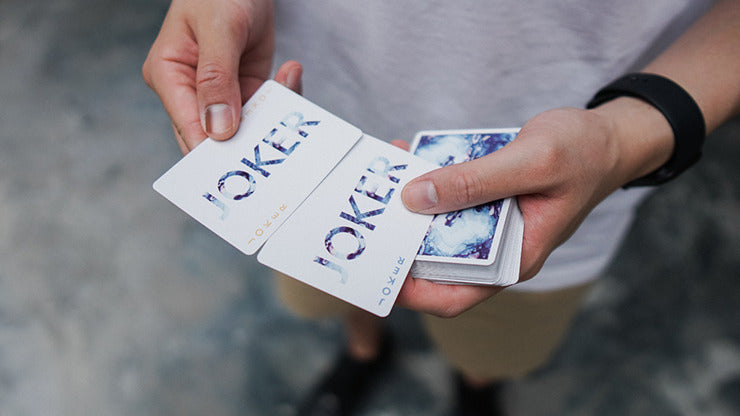 Fluid Art Blue, Standard Edition Playing Cards