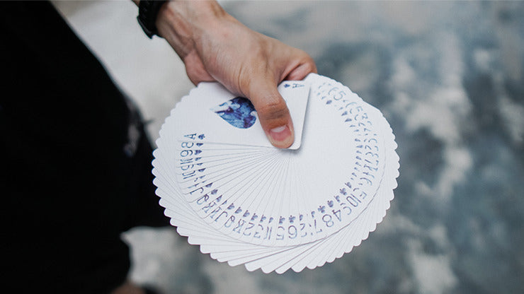 Fluid Art Blue, Standard Edition Playing Cards
