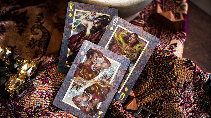 Gilded Limited Edition 2020 National Card Magic Magic Pandora';s Box, Blue dot side, Destruction by Seasons Card Magic