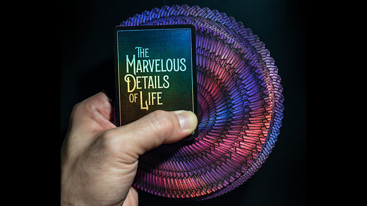 Marvelous Hummingbird Feathers, Purple Playing Cards by Kellar