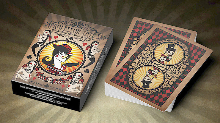 Professor Tate';s Travelling Road Show Vintage Edition Playing Cards
