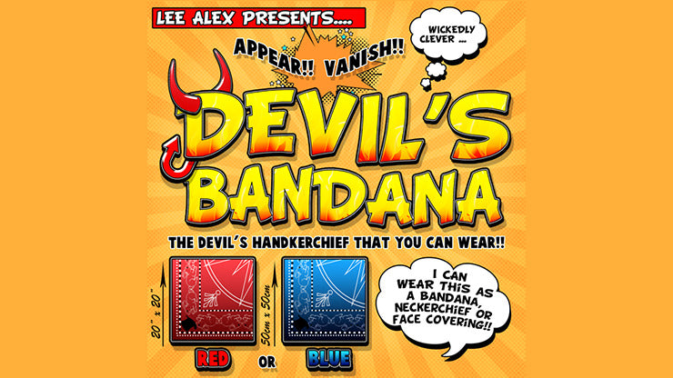 Devil';s Bandana, Blue by Lee Alex