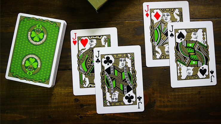 Slot Playing Cards, Wicked Leprechaun Edition by Midnight Cards