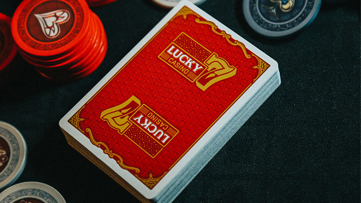 Slot Playing Cards, Lucky 7 Edition by Midnight Cards