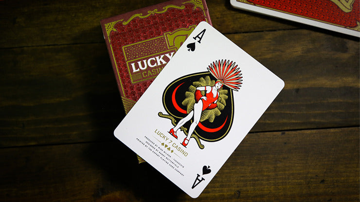 Slot Playing Cards, Lucky 7 Edition by Midnight Cards