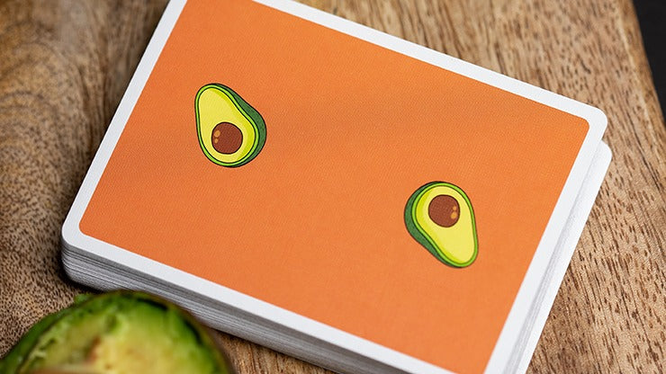 Avocado, Seed Edition Playing Cards by Organic Playing Cards & Riffle Shuffle