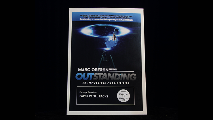 OUTSTANDING Refill Cards, Blank by Marc Oberon