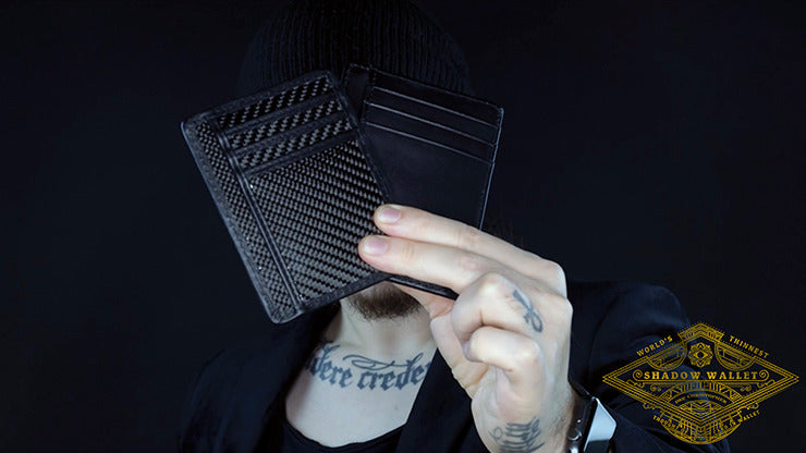 Shadow Wallet Carbon Fiber, Gimmick and Online Instructions by Dee Christopher and 1914