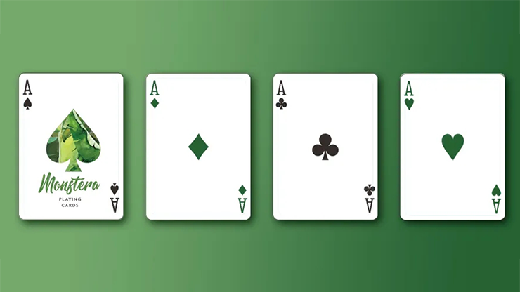 Monstera, Green Playing Cards by TCC Presents