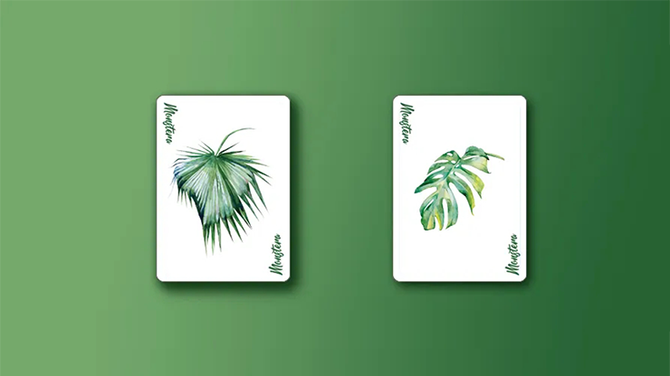 Monstera, Green Playing Cards by TCC Presents