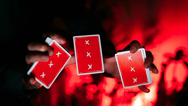 X Deck, Red Signature Edition Playing Cards by Alex Pandrea