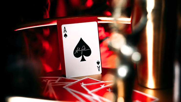 X Deck, Red Signature Edition Playing Cards by Alex Pandrea