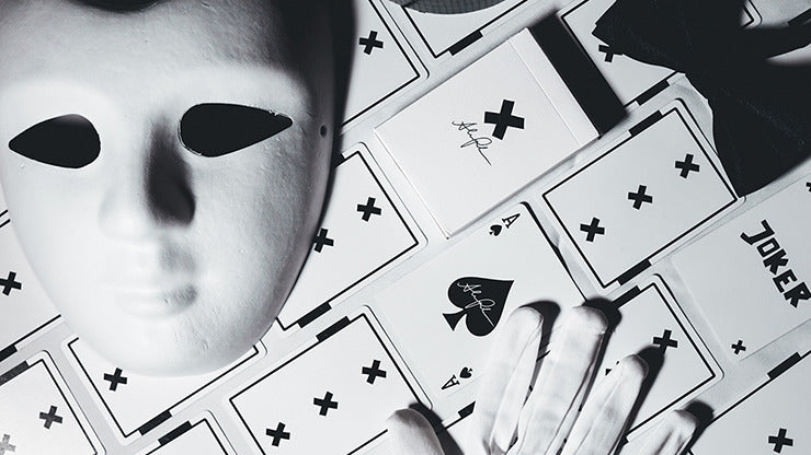 X Deck, White Signature Edition Playing Cards by Alex Pandrea