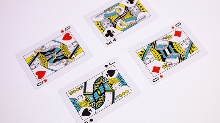 Cactus, Dusty Blue Playing Cards