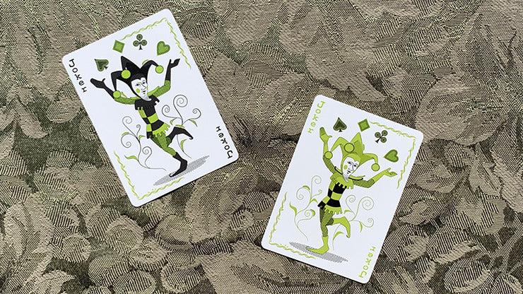 Gilded Bicycle Caterpillar, Dark Playing Cards