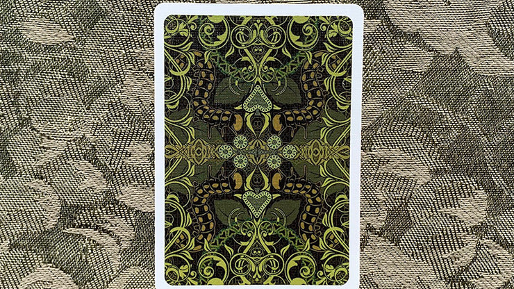 Gilded Bicycle Caterpillar, Dark Playing Cards