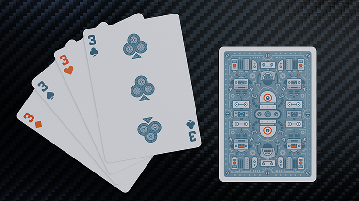 Bicycle Robot Playing Cards, Factory Edition