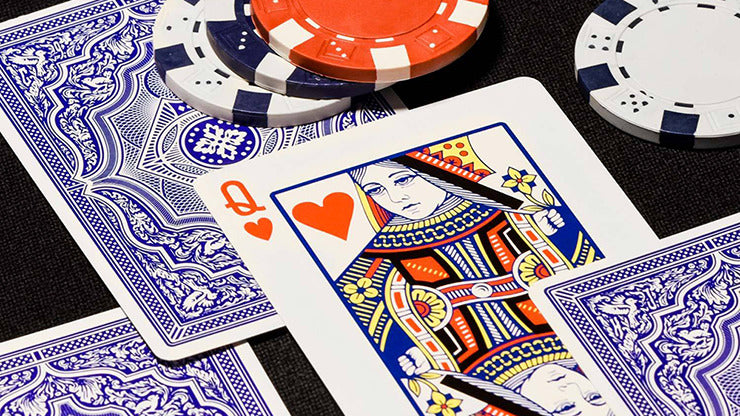 Blue Cohorts, Luxury-pressed E7 Playing Cards